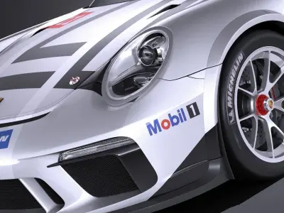 Porsche 911 GT3 Cup 2017 3D model