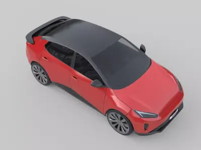 Generic Compact Electric Crossover 3D model