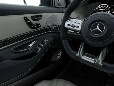 mercedes s class s65 amg 2016 2017 2018 car  3D model