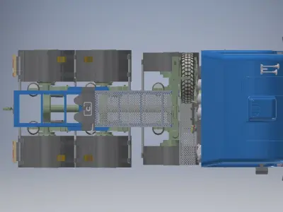 semi trailer assembly 3D model