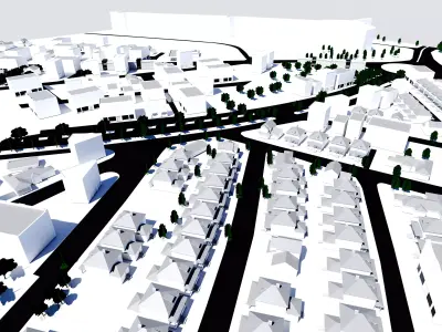 Partial Famagusta map-Cyprus 3D model