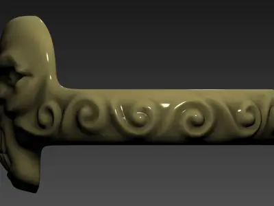 fashion ring A008 3D print model