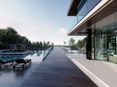 Dajla Villa Exterior Design  3D model