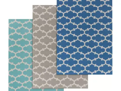 Rug Set 1184 3D model