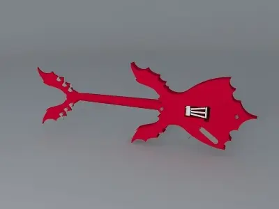 Night Flyer guitar Free 3D model
