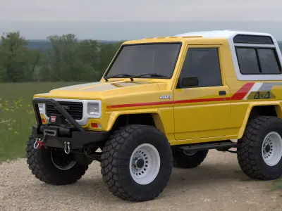 Daihatsu Rocky F75 3D Model 3D model