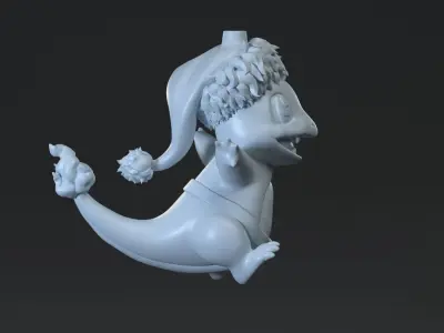 CHRISTMAS DECORATION - CHARMANDER Free 3D print model