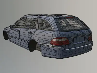 2002 - 2006 Mercedes-Benz E-Class Estate 3D model