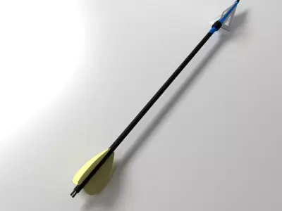 Broadhead Arrow 3D model