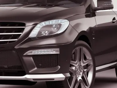 Mercedes ML63 AMG 3D model
