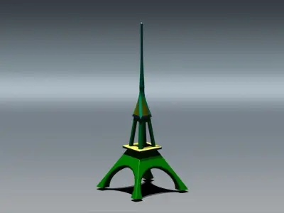 Tower eiffel Free 3D model