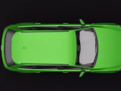 Audi Q7 Tfsi e Green 3D model