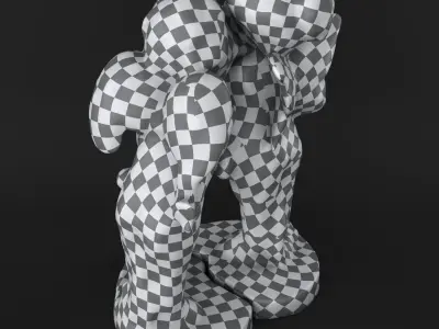 Sculpture Angels cupids 3D model