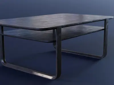 Archviz Table pack Low-poly 3D model