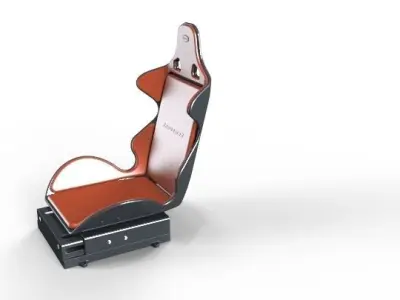 sports chair with its chair holder 3D model