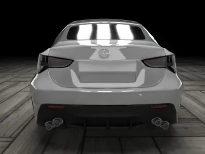 Lexus RCF 2019 3d model 3D model