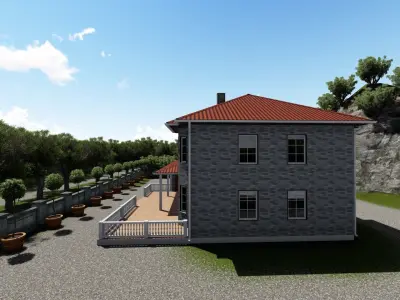 modern house 3D model