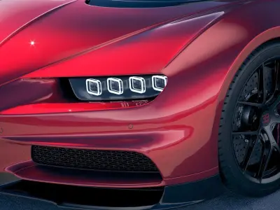 Bugatti Chiron Sport 2019 3D model