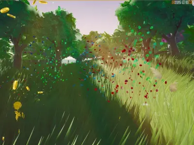 Confetti FX Pack - Unreal Engine 4  Low-poly 3D model