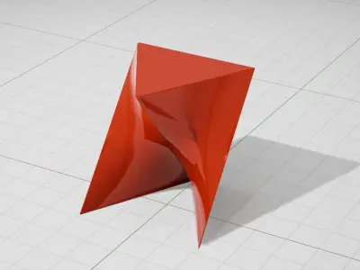 Replica Cedric Ragot Invitro Stool UE4 Low-poly 3D model