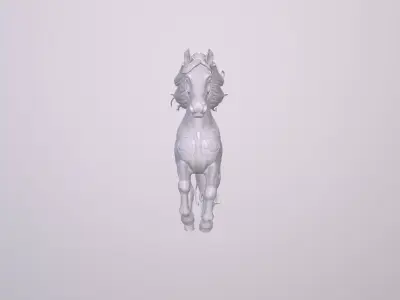 Christmas Creations - Horse 3D print model