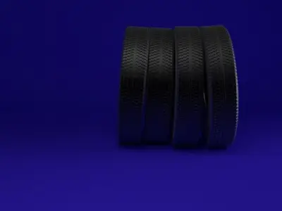 tyre black Free low-poly 3D model