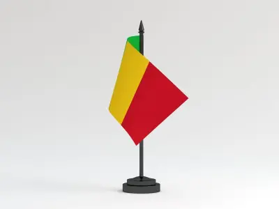 Table Flag Mali 3D model
