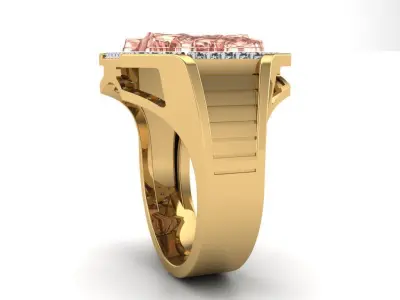 Lion Ring - 240705 3D print model