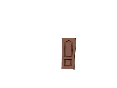 SINGLE DOOR 01 Free 3D model