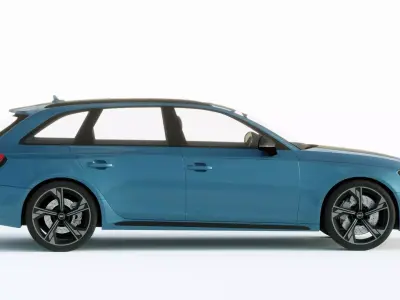 Audi RS4 Avant 2020 3D model