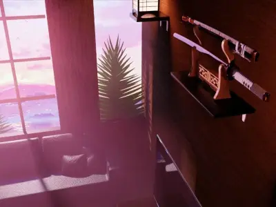 fourth Japanese chill Free 3D model