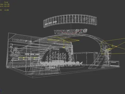 Exhibition - Area - 12X15-3DMAX2009-02 3D model