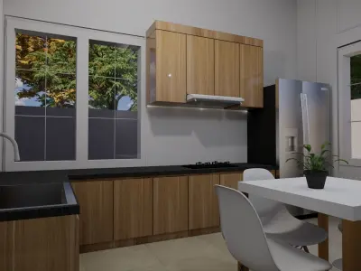 2 Floor Luxury House Design Full Interior  3D model