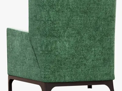 COLE CHAIR BY AMERICAN LEATHER 3D model