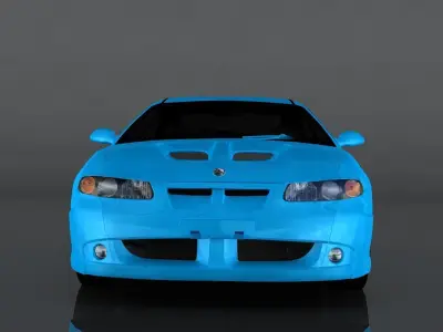 Vauxhall Monaro Low-poly 3D model