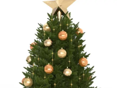 christmas tree 01 3D model