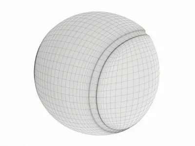 Tennis ball blue 3D model