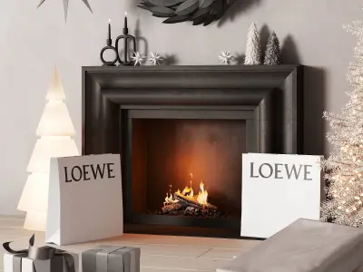 461 happy new year 06 christmas tree gift bags op2 3D model