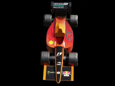 F1 Toy Car 3D model