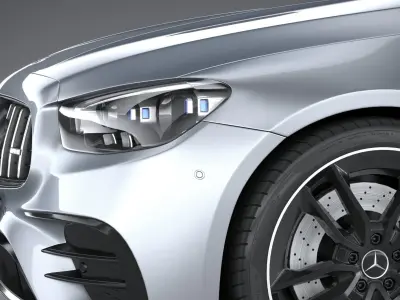 Mercedes E53 Cabrio AMG 2021 3D model