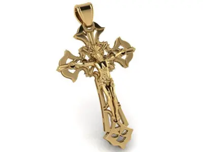 Cross Pendant 2317 3D print model