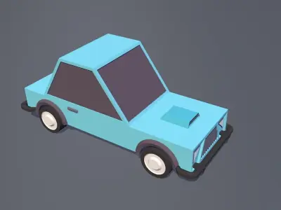 mini car 3D model