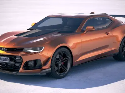 Chevrolet Camaro ZL1 1LE CG 2019 3D model