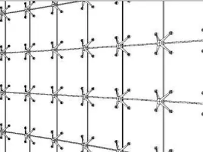 Revit spider systems 3D model