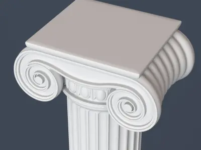 Ionic Column 003 3D model
