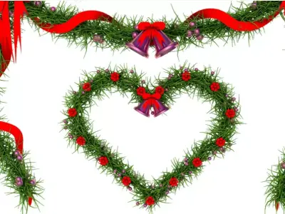 Christmas Wreath 3D model