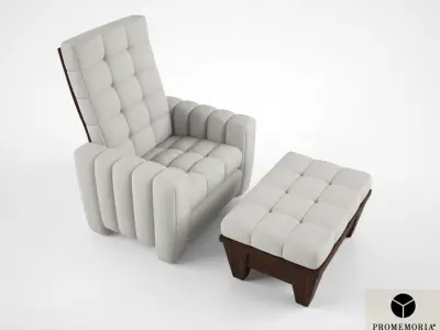 Promemoria Reclining armchair 3D model