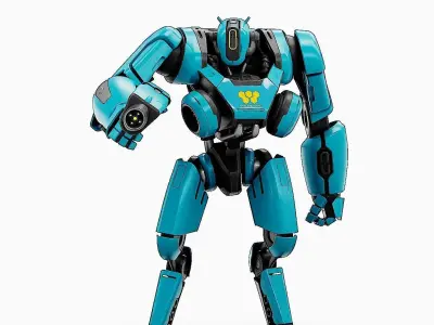 BATTLE DROID SYRIOS-B  Rigged for Unreal Engine - Unity - MIXAMO 3D model