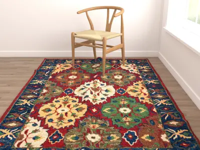 Rugs No 1028 Low-poly 3D model