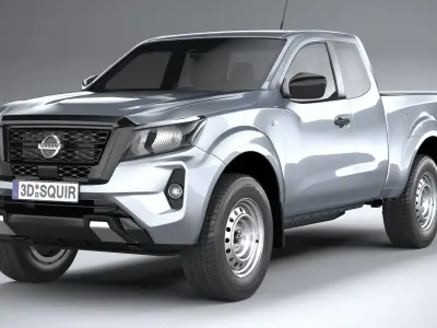 Nissan Navara RegularCab 2021 3D model